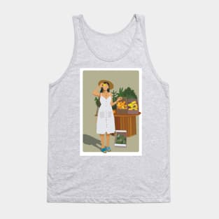 Summer Fruit Girl Tank Top